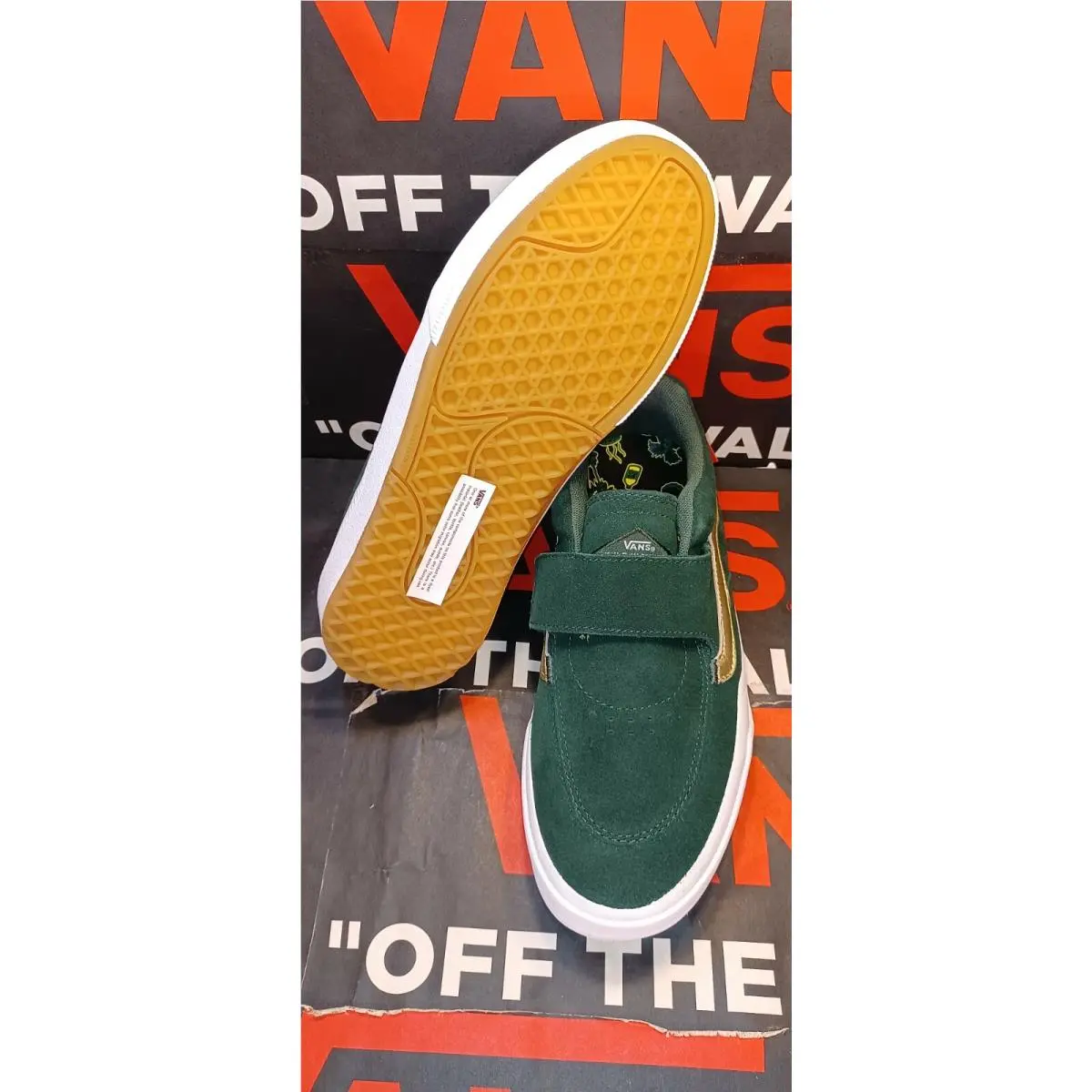 Vans shoes - Kyle Walker Pro - Kyle Walker Pro - VN0A4UW30WC - Green, Gold, Manufacturer: Forest/Gold 6
