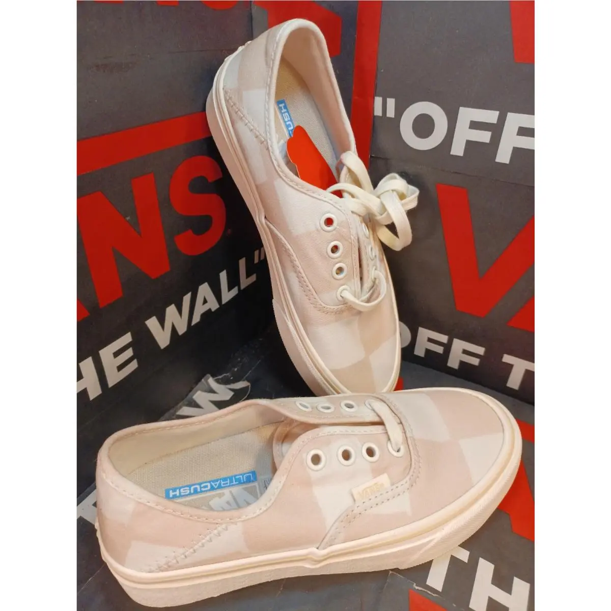 Vans shoes - Vans Sk8-Hi & Authentic - Authentic - pink white 8