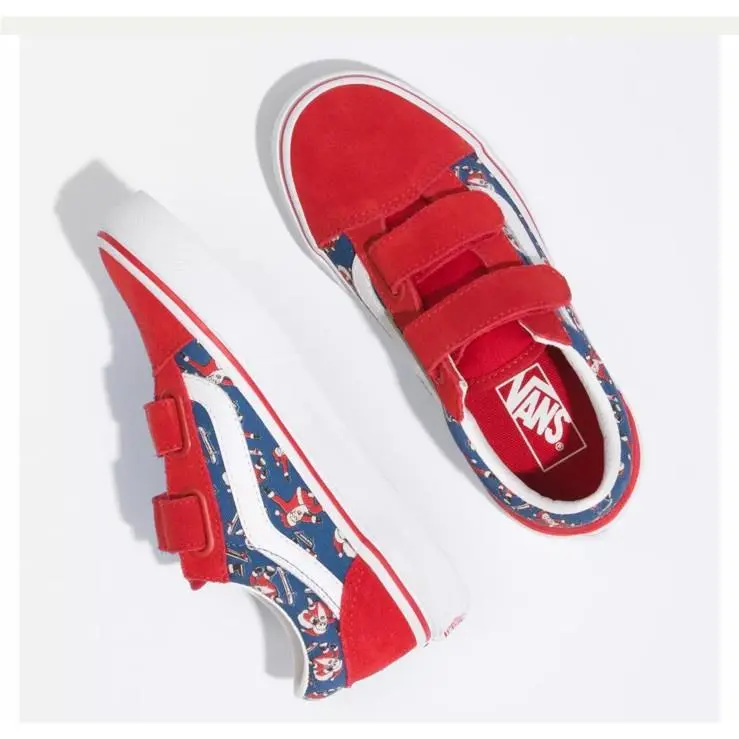 Vans shoes - Racing Red/ Blue 2