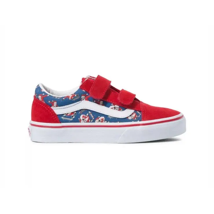 Vans shoes - Racing Red/ Blue 4