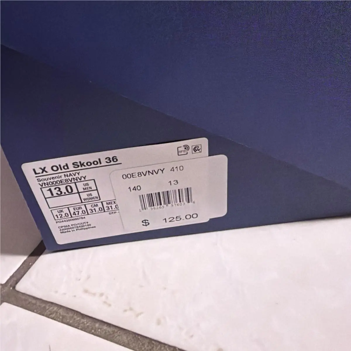 Vans shoes - VANS Old Skool - Old Skool - VN000E8VNVY - Blue 4