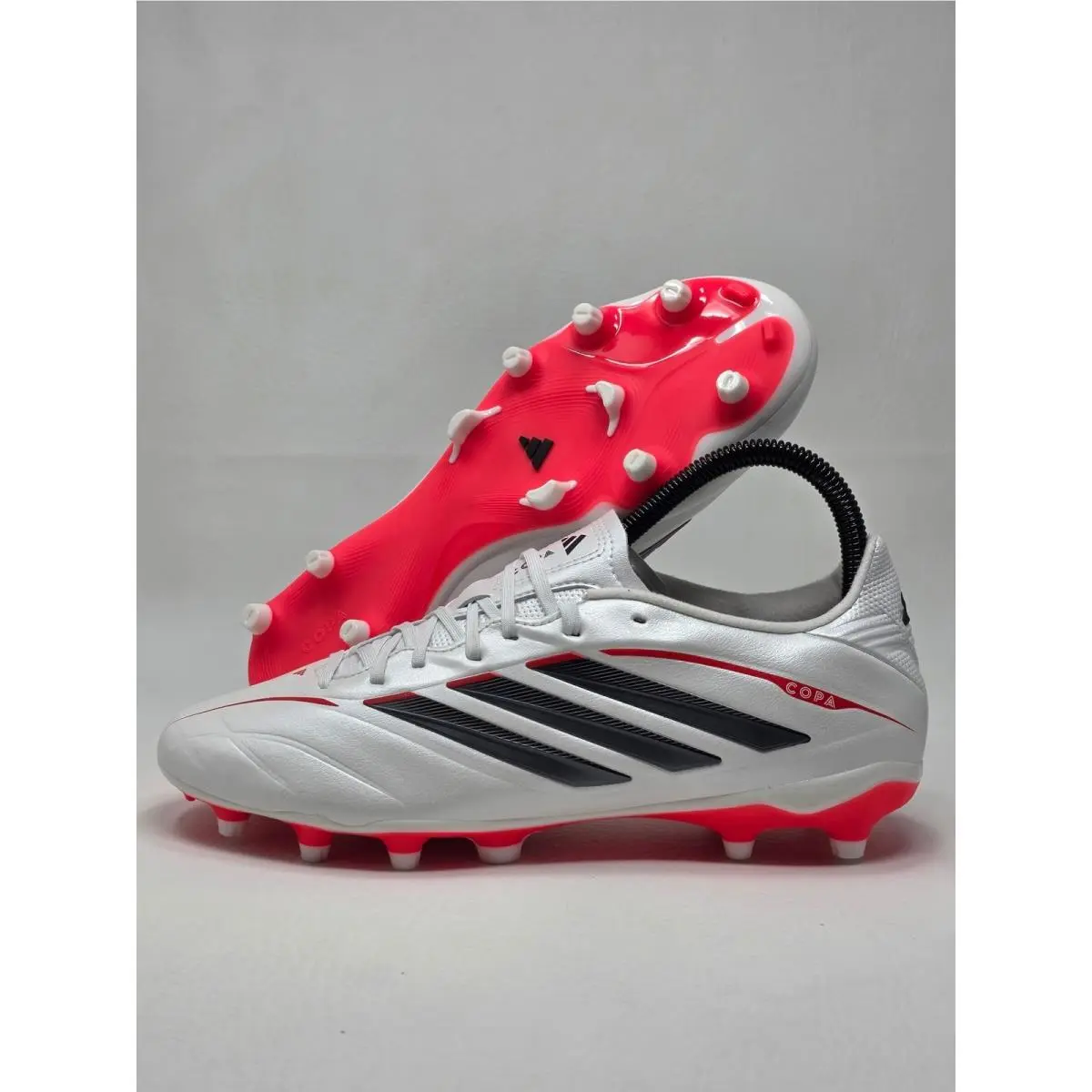 Adidas Copa Pure IV League Mens Soccer Cleats White Black Red JQ0484 Size 9