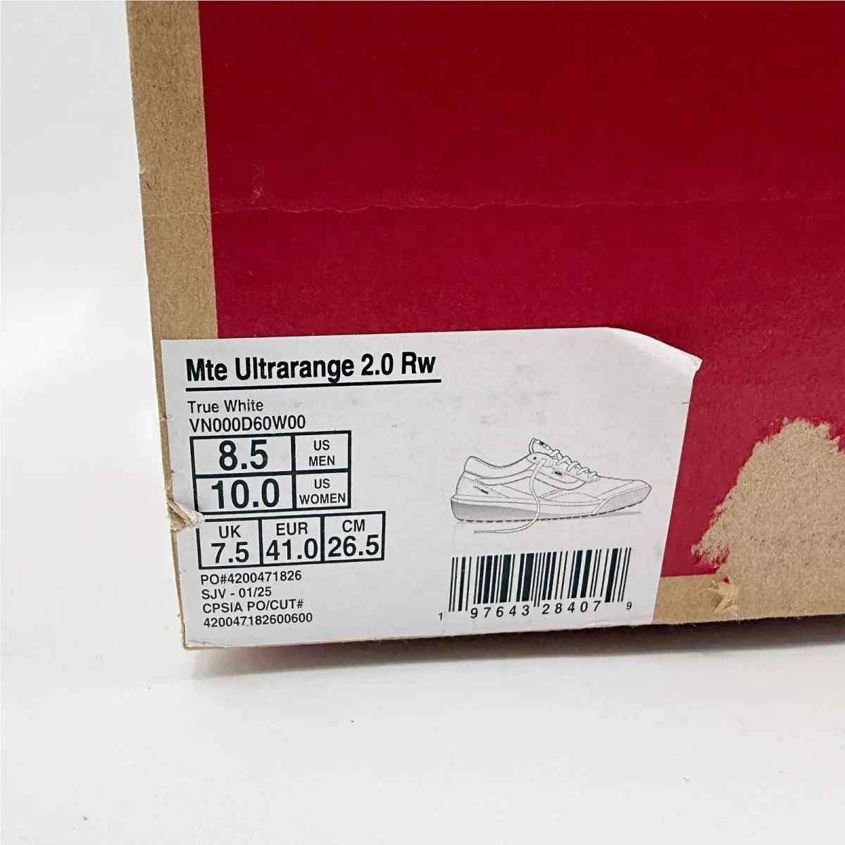 Vans shoes - Vans Mte Ultrarange 2.0 Rw - VN000D60W00 - White (UPC: 197643284079) 5