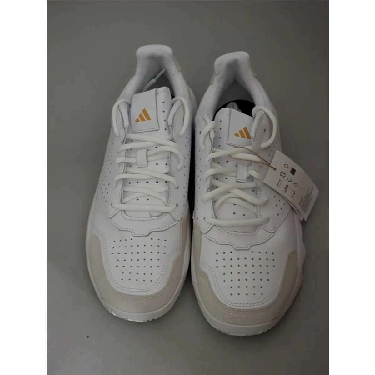 Adidas shoes - adidas CourtJam Control - CourtJam Control - JI4235 - White (UPC: 197615400483) 8