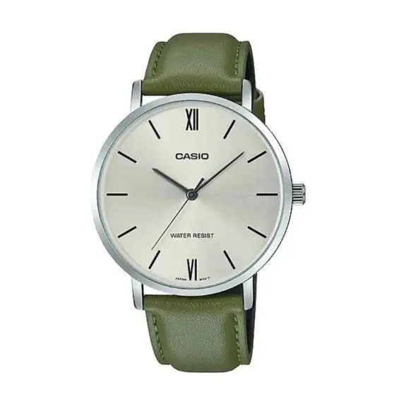 MTP-VT01L-3BUDF Watch Wristwatch Timepiece For Everyday Wear by Casio