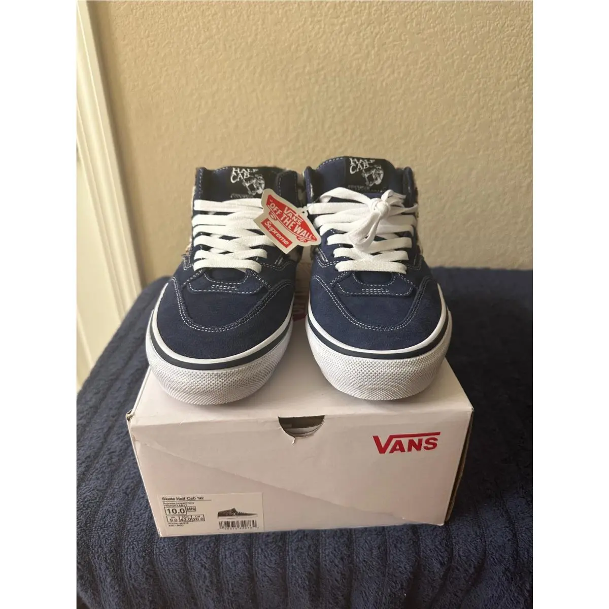Vans shoes - Supreme Vans Half Cab - Supreme Half Cab - VN0A5KYANVY - Blue 2
