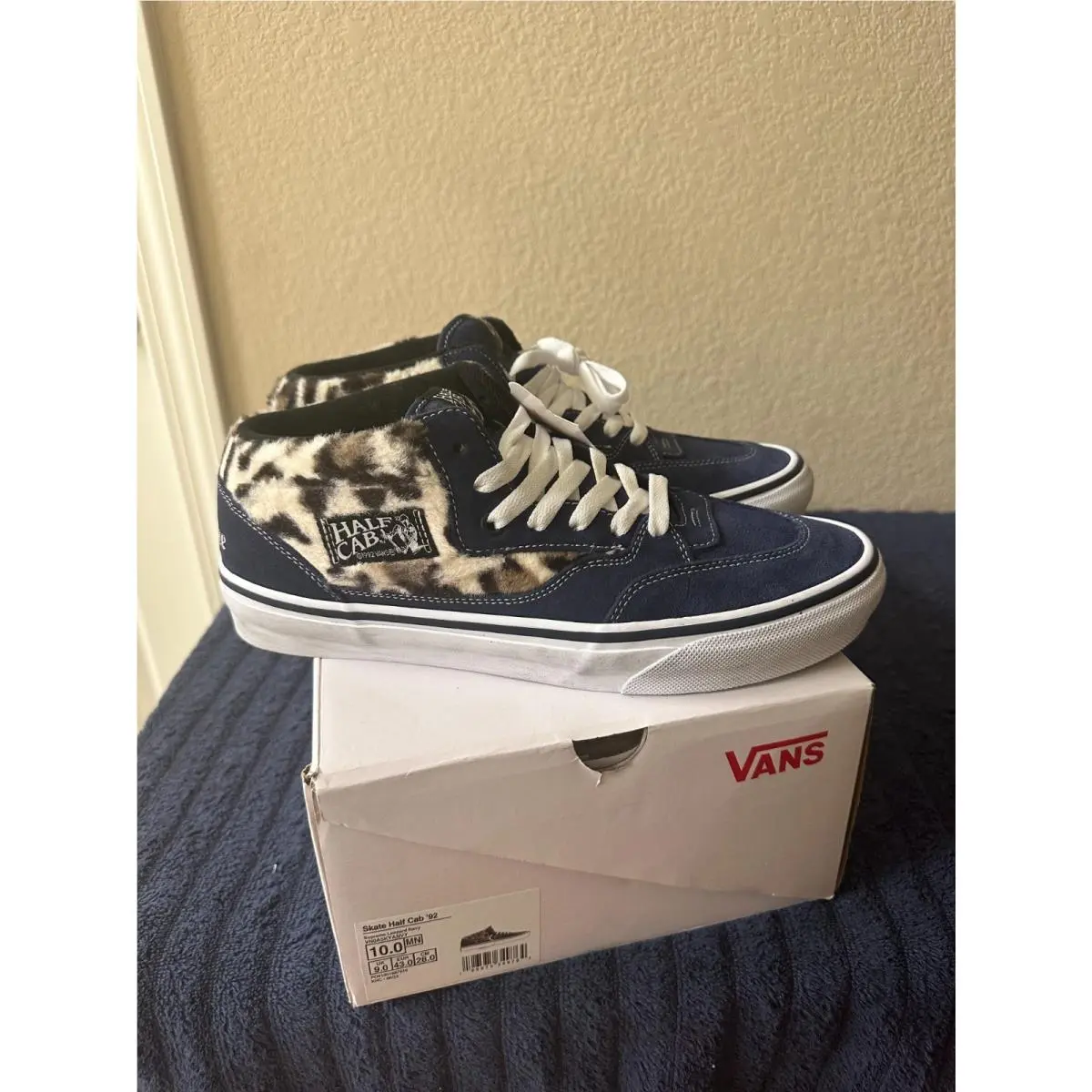 Vans shoes - Supreme Vans Half Cab - Supreme Half Cab - VN0A5KYANVY - Blue 3