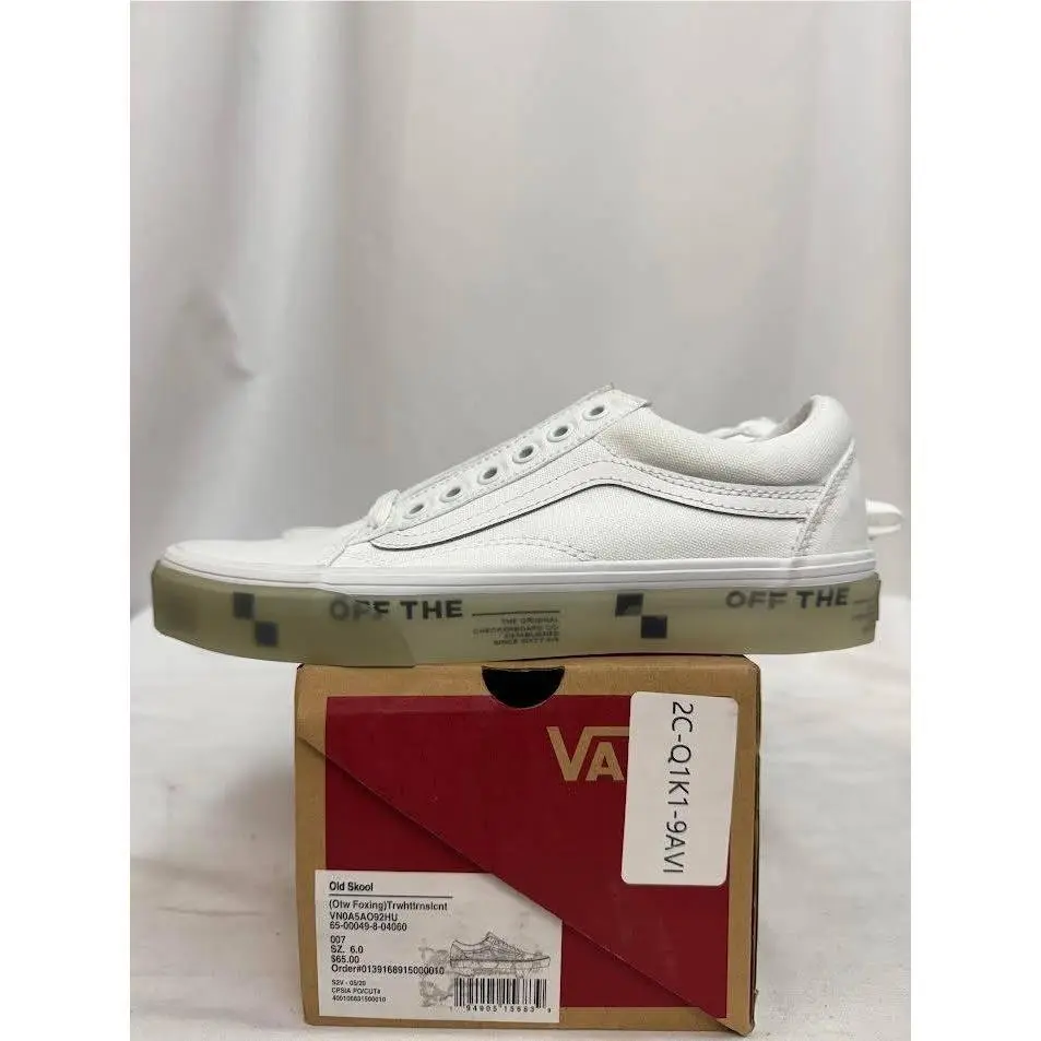 Men`s Old Skool Otw Foxing Translucent Shoes SIZE-6 by Vans