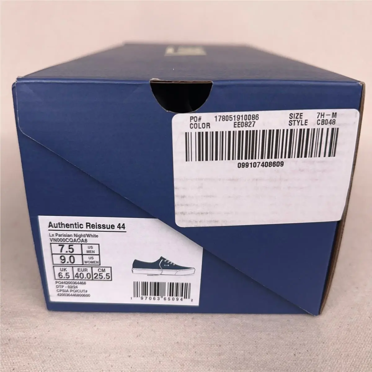 Vans shoes - Vans Premium Authentic - Premium Authentic - N000CQAOA8 - Blue 0