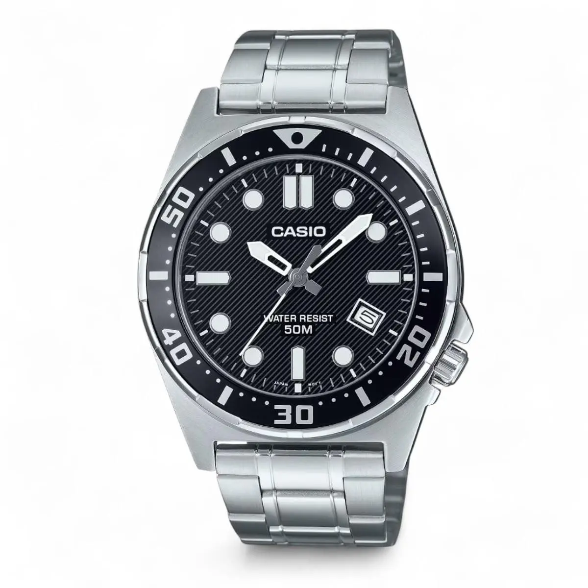 Watch: Silver MTD-135D-1AVDF Silver by Casio