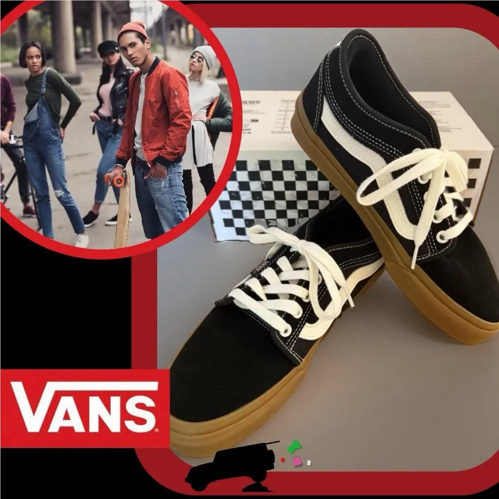 Old Skool Black Suede W/gum Sole Men’s 8.5/Woman’s 10 by Vans