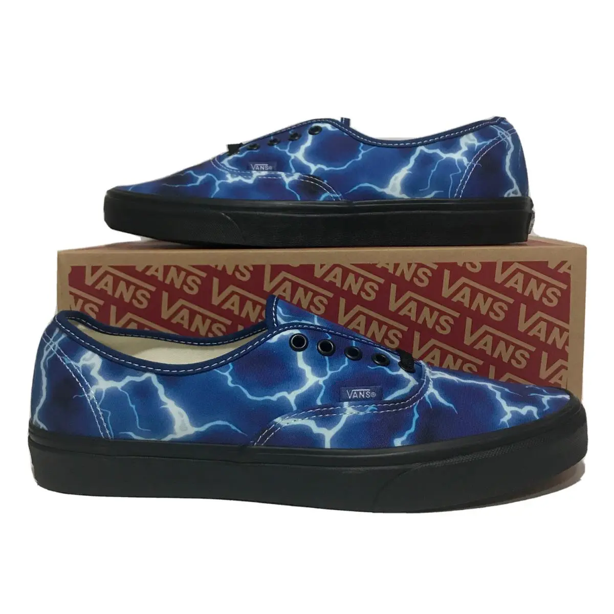 Lightning Style Mens Size 12 Sneaker Blue Shoes Skateboarding by Vans