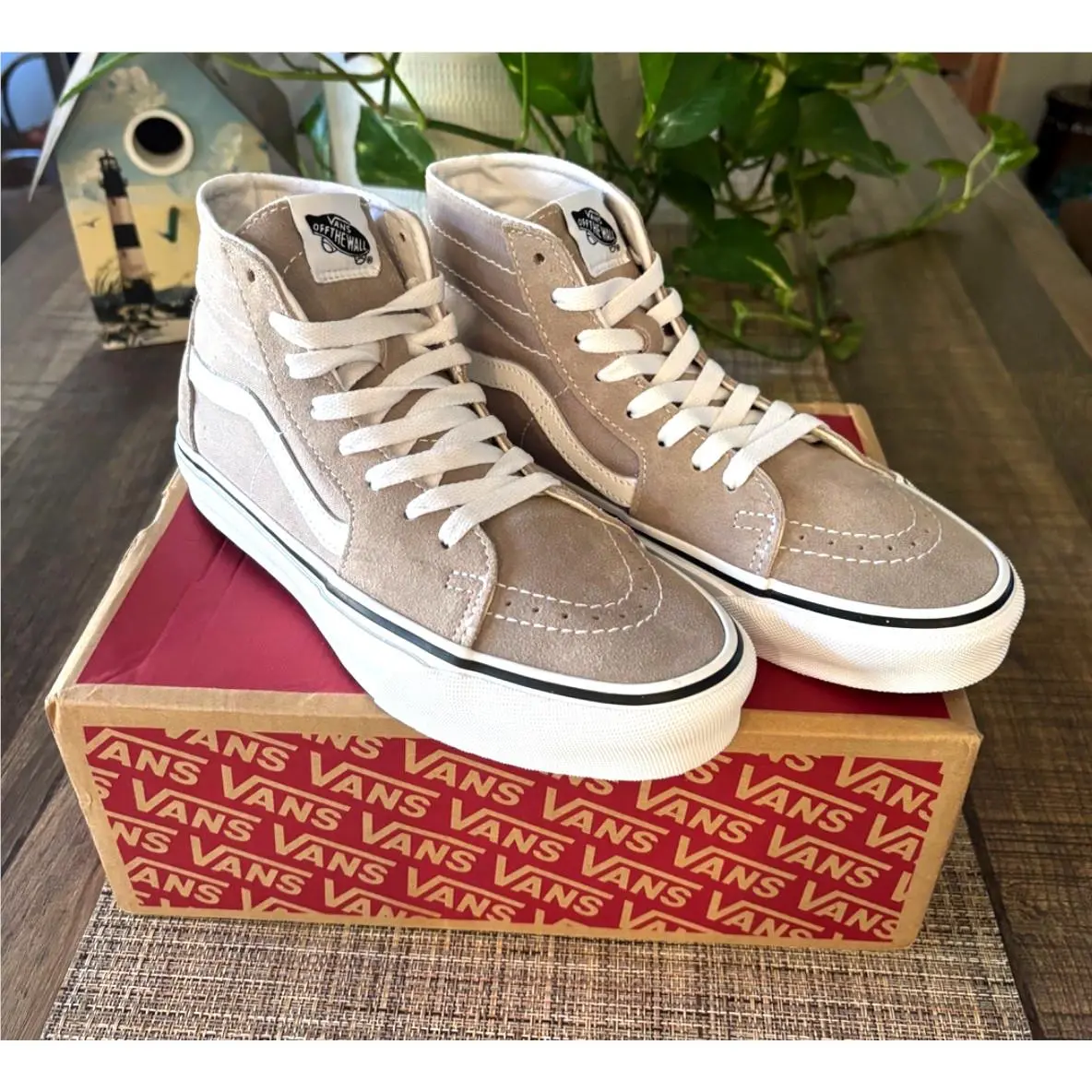 Off The Wall Sk8-Hi Tapered Womens 8.5 Color Theory Atmosphere VN0009QPHCZ by Vans