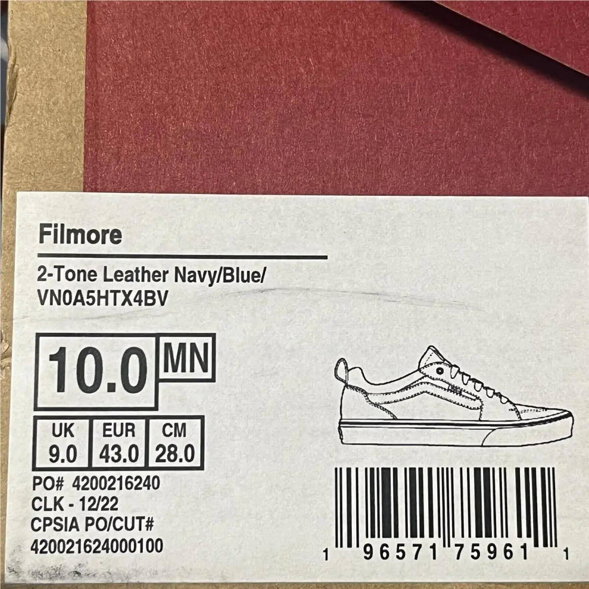 Vans shoes - VANS Filmore - Filmore - Blue (UPC: 196571759611) 11
