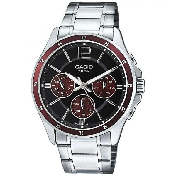 Casio MTP-1374D-5AV Watch Wristwatch Timepiece For Everyday Wear Gift