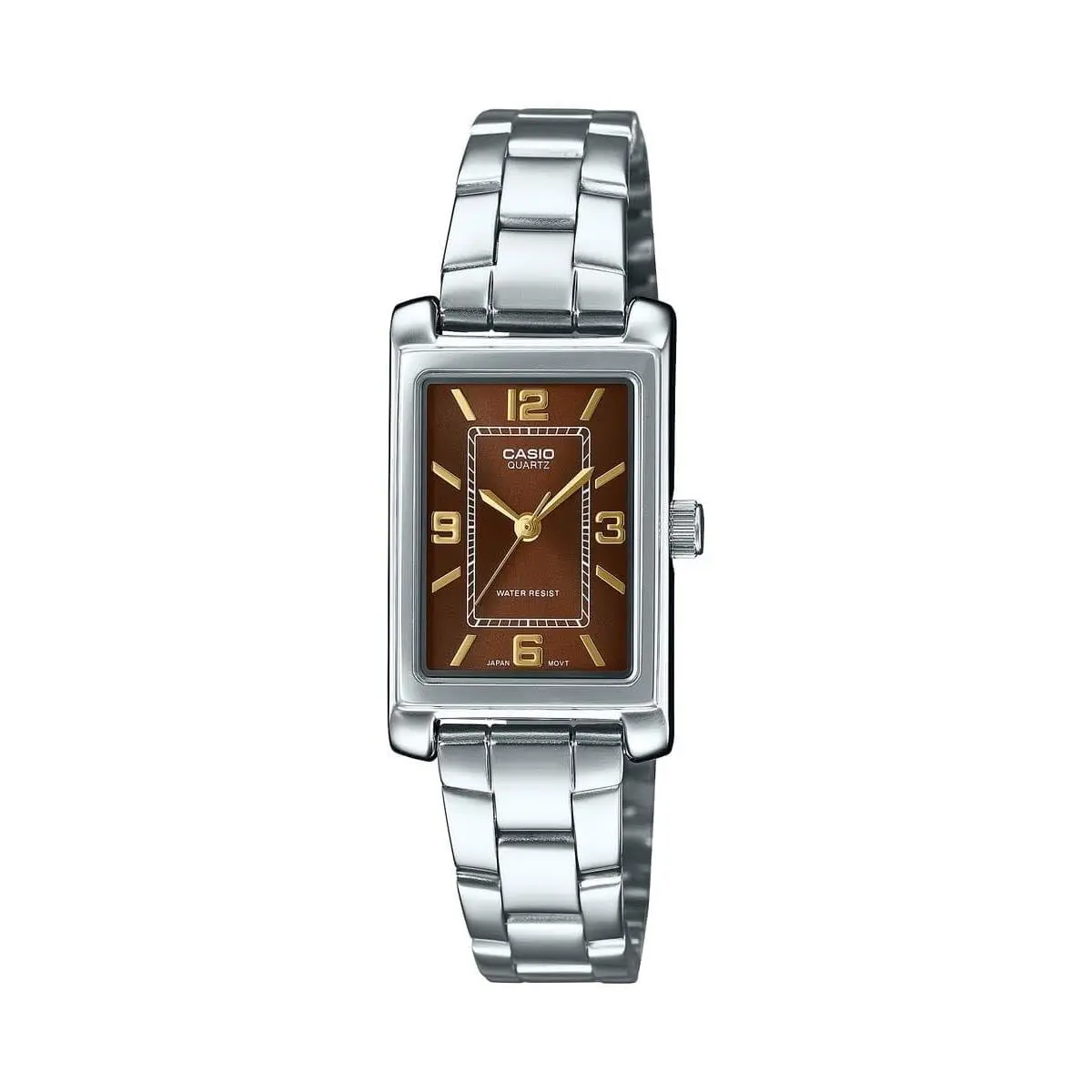 LTP-1234DD-5A Women`s Rectangular Standard Classic Stainless Steel by Casio