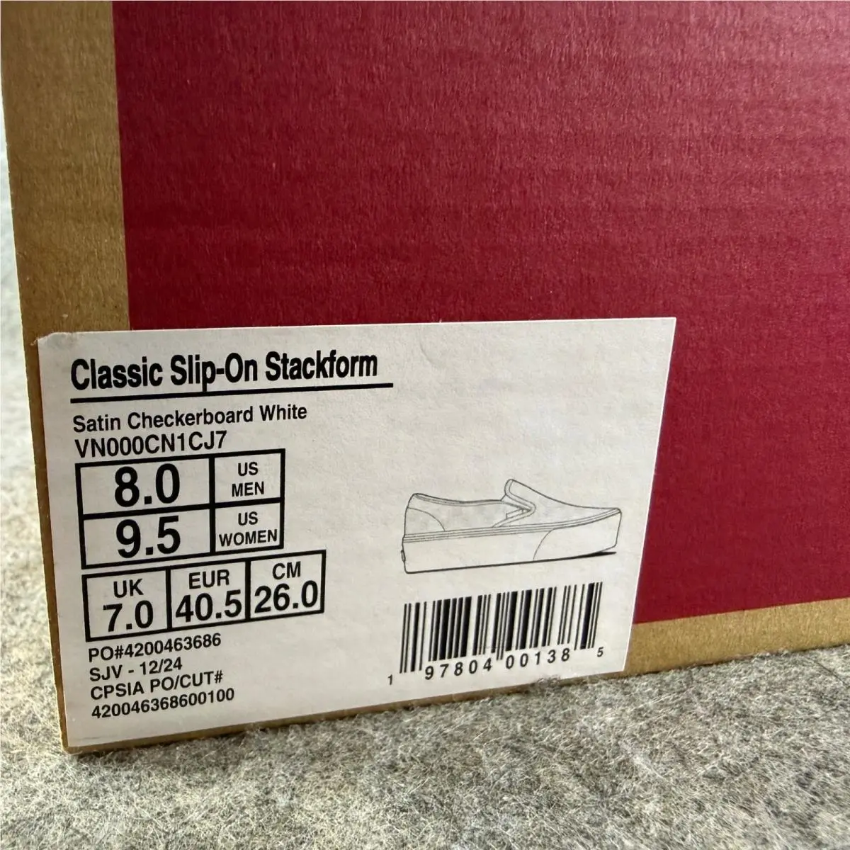 Vans shoes - Vans Classic Slip-On Stackform - Classic Stackform - White 7