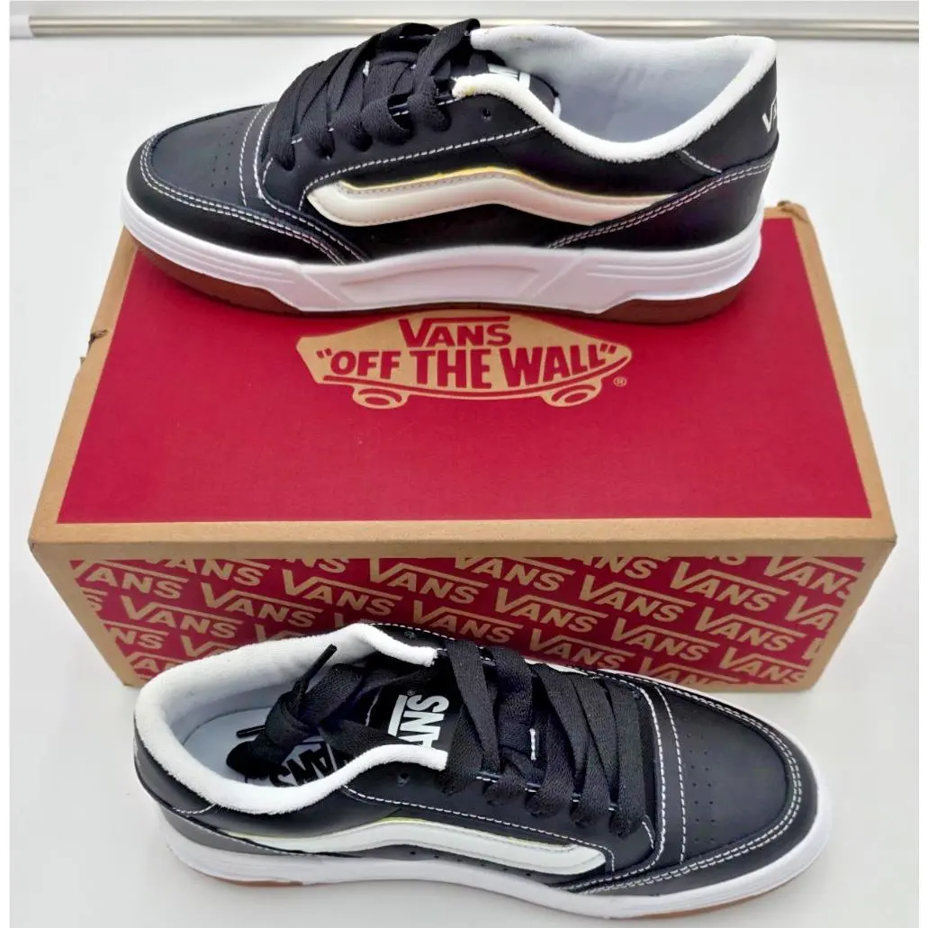 Hylane VN000D269X1 Black White Gum Y2K Skate Sneakers Women 7.5 Men 6 by Vans