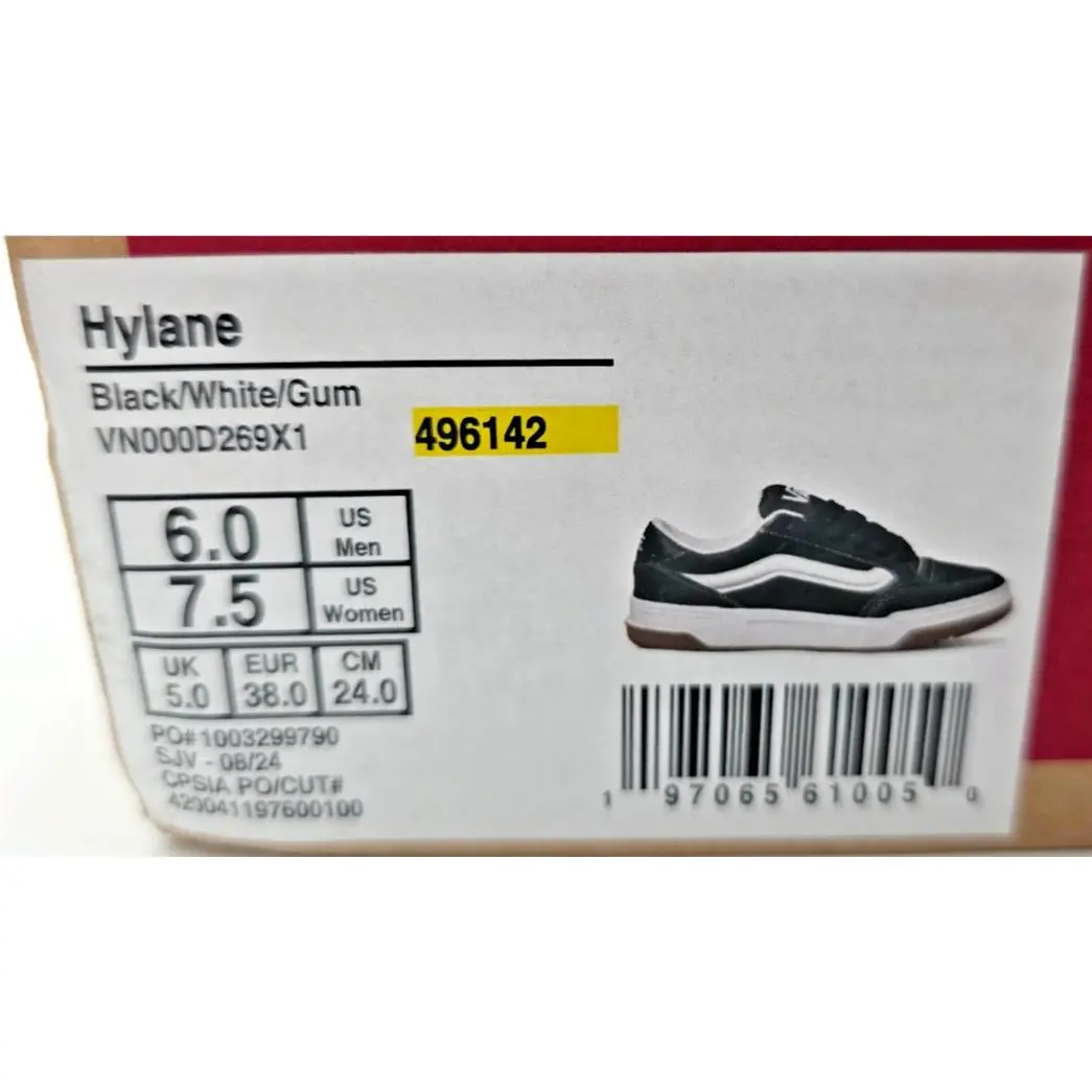 Vans shoes - VANS Hylane - Hylane - VN000D269X1 - Black (UPC: 197065610050) 8