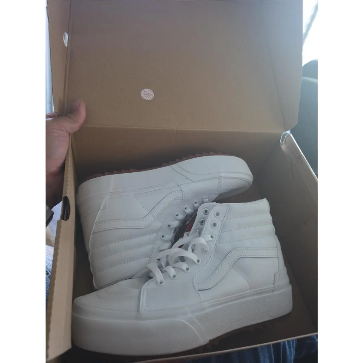 Vans shoes - VANS Sk8-Hi - White 2