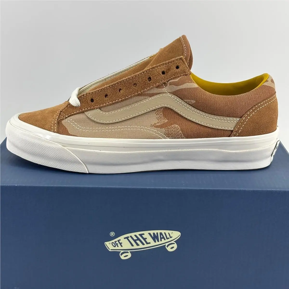 Lx Old Skool 36 Men 7.5 Desert Chipmunk Camo Suede Sneakers VN000D9RF06 by Vans