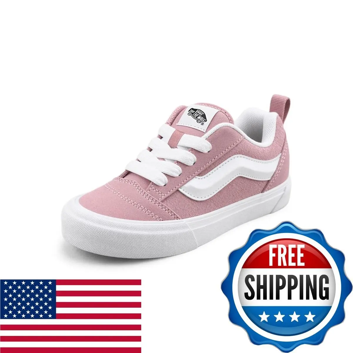 Vans Kids` Knu Skool Shoe - `90s Retro Puffy Fashion Sneakers Boys Girls