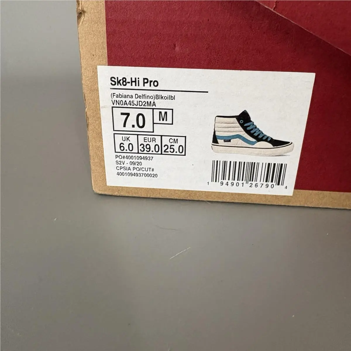Vans shoes - VANS Sk8-Hi Pro - Pro - VN0A45JD2MA - Multicolor 14