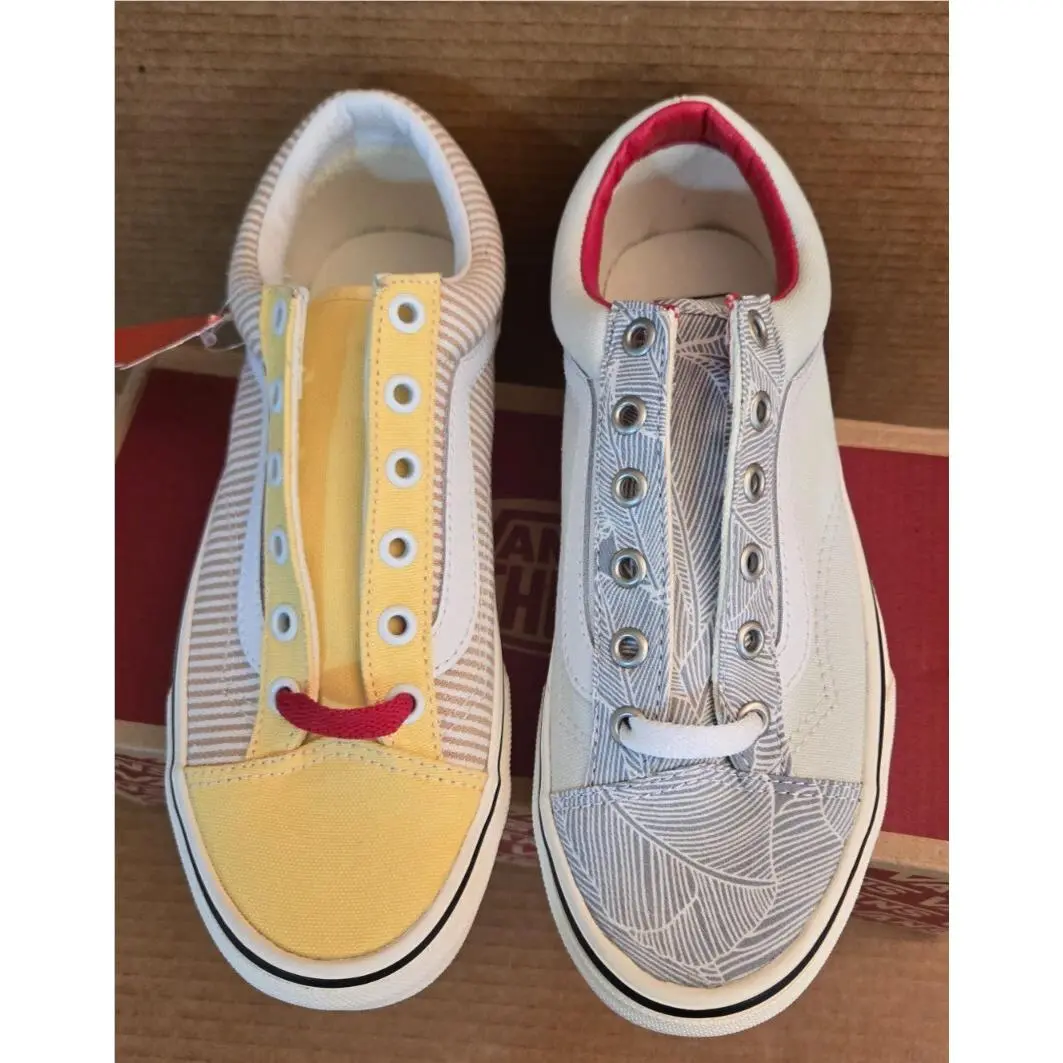 Vans shoes - Vans Style 36 - Style - Stripe/Floral (Mismatch) 8