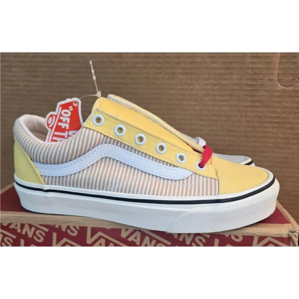 Vans shoes - Vans Style 36 - Style - Stripe/Floral (Mismatch) 9