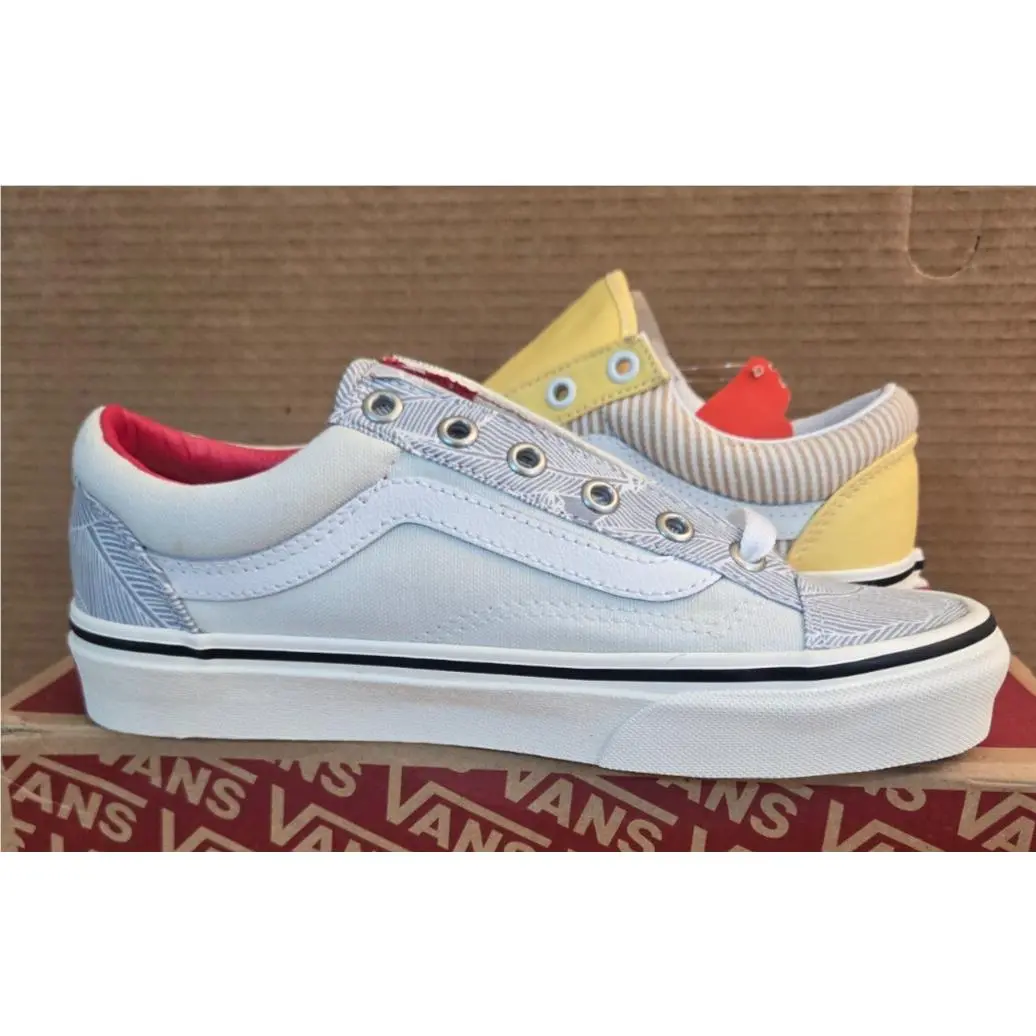 Vans shoes - Vans Style 36 - Style - Stripe/Floral (Mismatch) 10