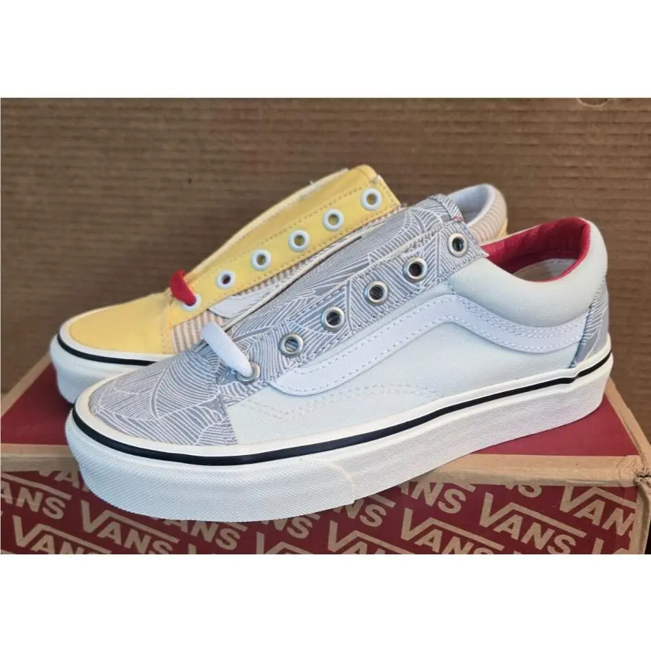 Vans shoes - Vans Style 36 - Style - Stripe/Floral (Mismatch) 0