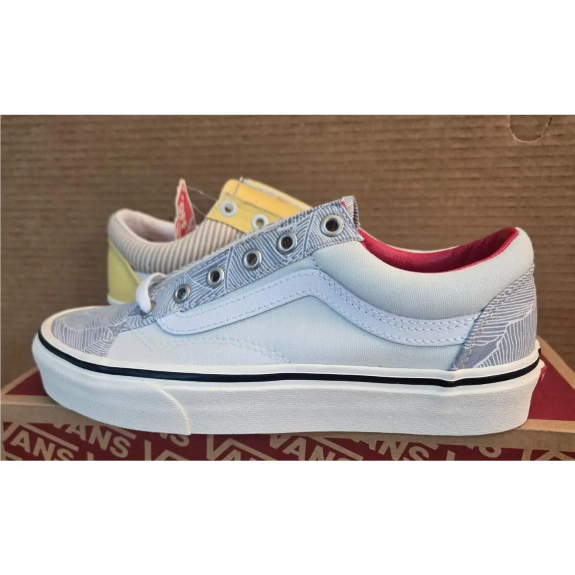 Vans shoes - Vans Style 36 - Style - Stripe/Floral (Mismatch) 7