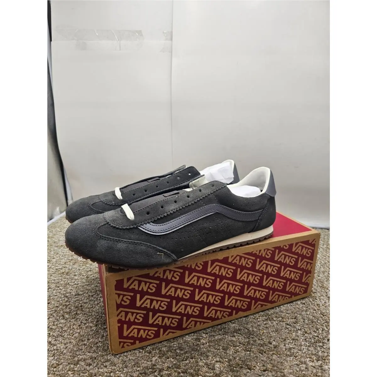 Super Lowpro Low Top Casual Shoes Unisex Black Men VN000XVKEMV Size 12 US by Vans