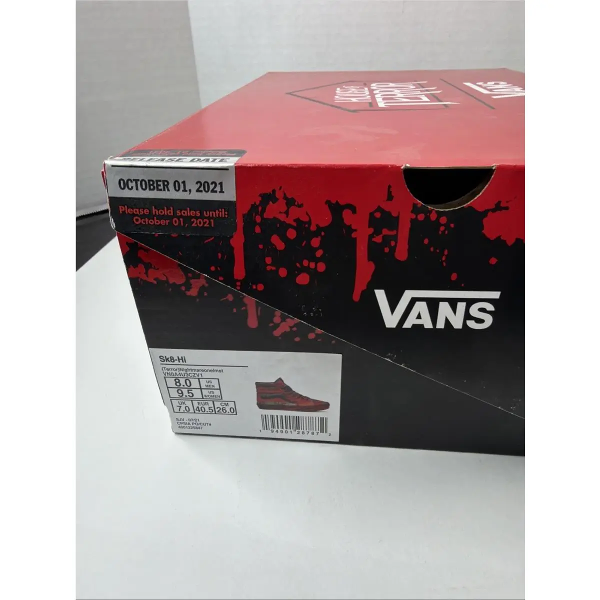 Vans shoes - VANS Sk8-Hi - Red, Green, Black (UPC: 0194901287872) 6