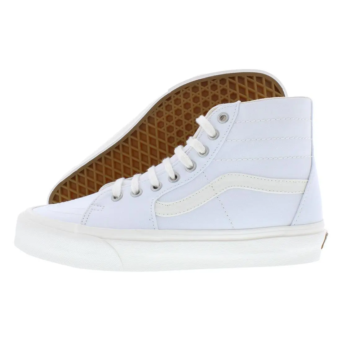 Sk8-Hi Tapered Unisex Shoes Size 8 Color: White/natural by Vans
