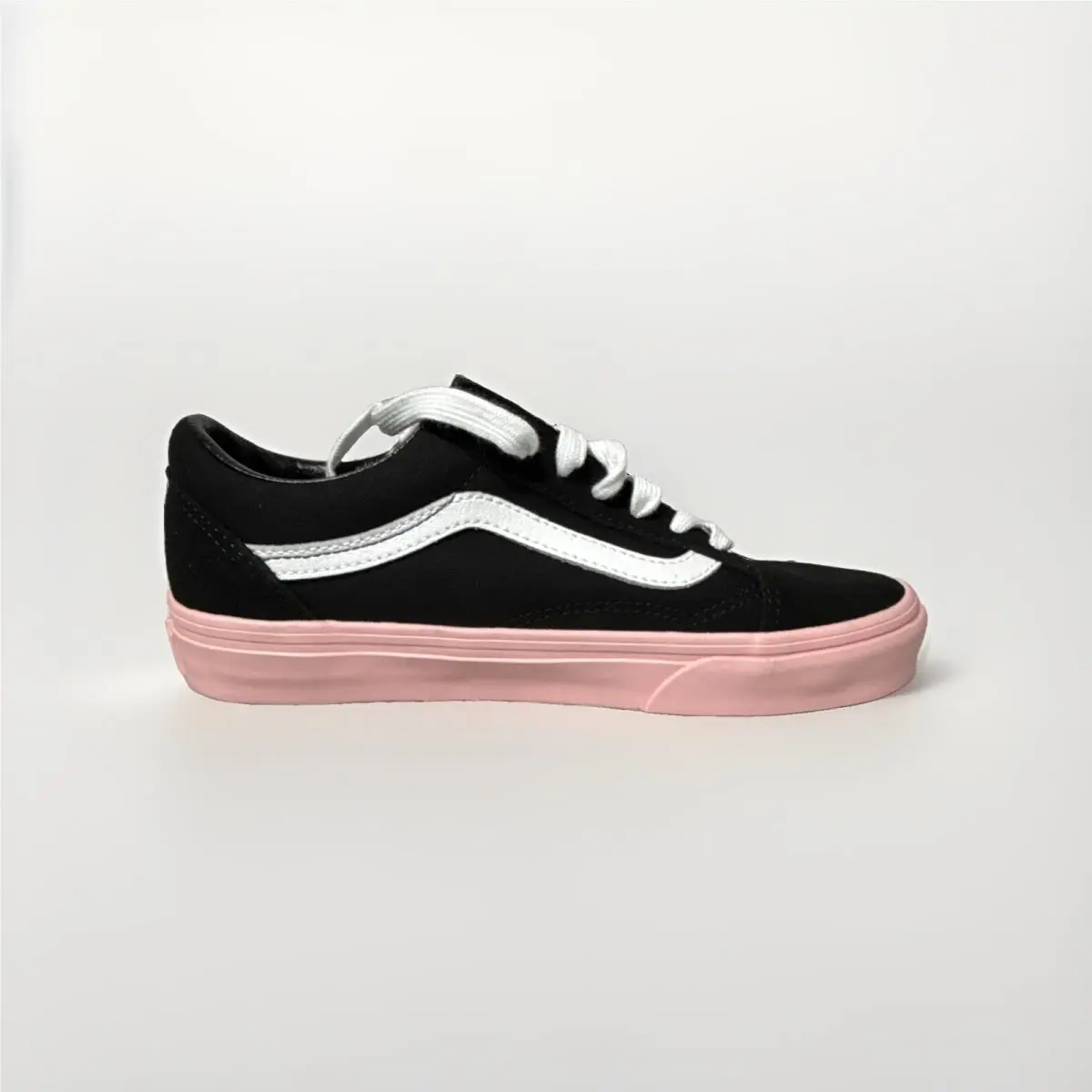 Vans shoes - Vans Old Skool - Old Skool - VN000D6WP1B - Black, Pink, White 4