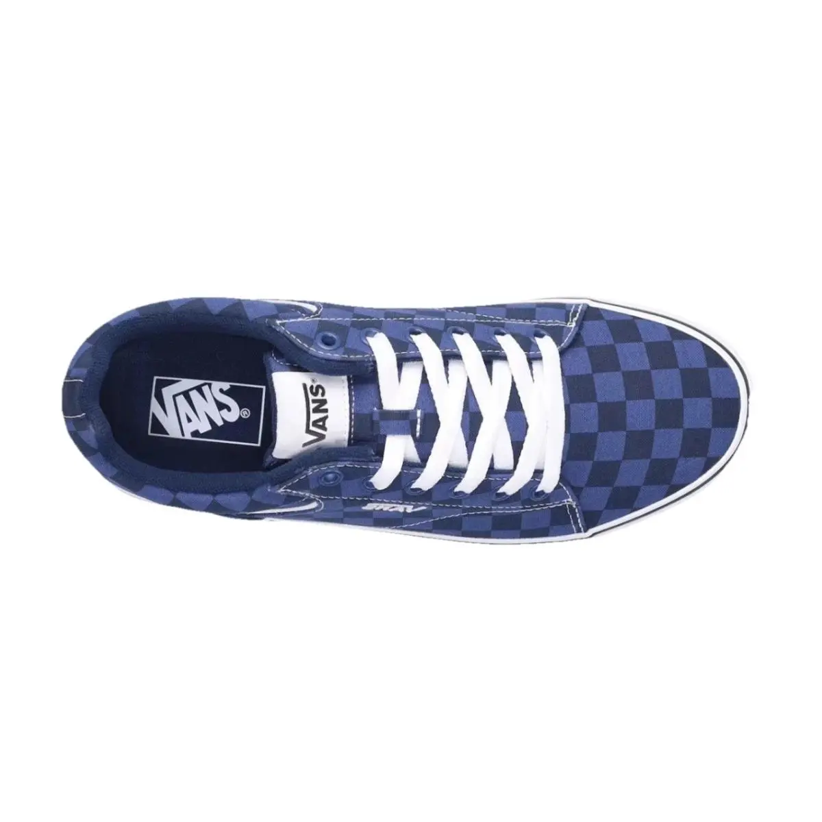 Vans shoes - VANS Seldan - Seldan - VN000CSSLKZ - Blue On Blue And White Checkered 2