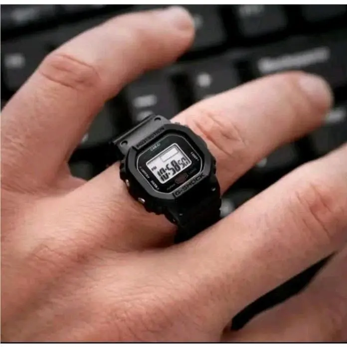 G-shock Nano DWN-5600-1JR Ring Watch Black 5600 Series Mini Micro by Casio