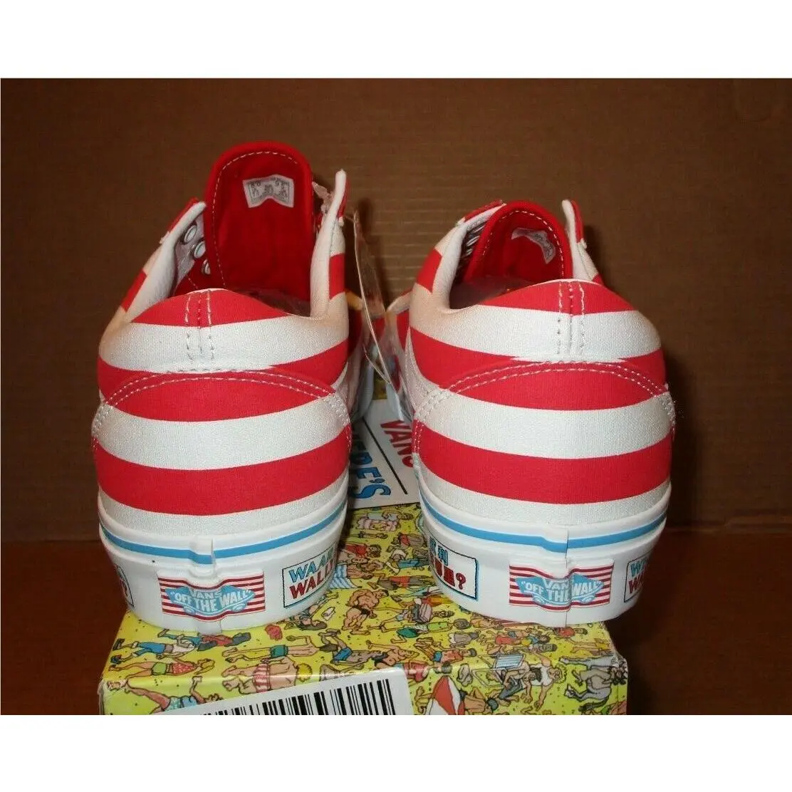 Vans shoes - International Stripes 8 - International Stripes - Red/White (UPC: 194902693689) 2
