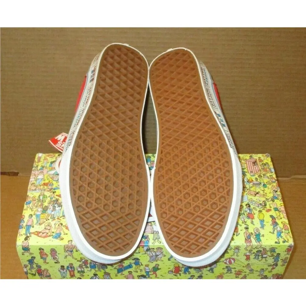 Vans shoes - International Stripes 8 - International Stripes - Red/White (UPC: 194902693689) 4