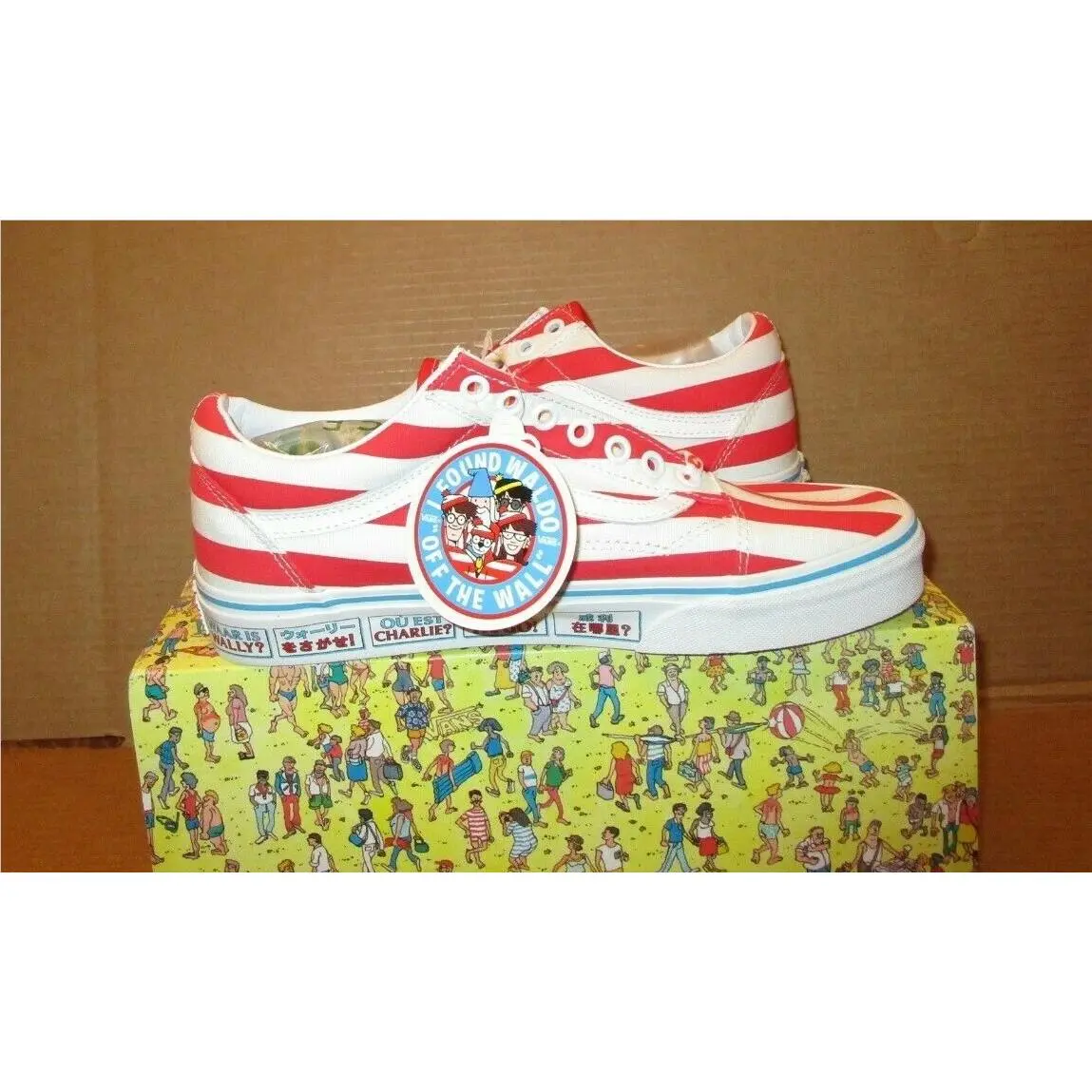 Vans shoes - International Stripes 8 - International Stripes - Red/White (UPC: 194902693689) 5