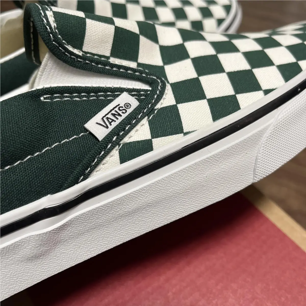 Vans shoes - VANS Slip-On - VN000EACEME1 - Green (UPC: 0198266674438) 3
