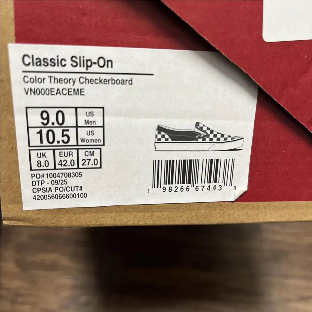 Vans shoes - VANS Slip-On - VN000EACEME1 - Green (UPC: 0198266674438) 5