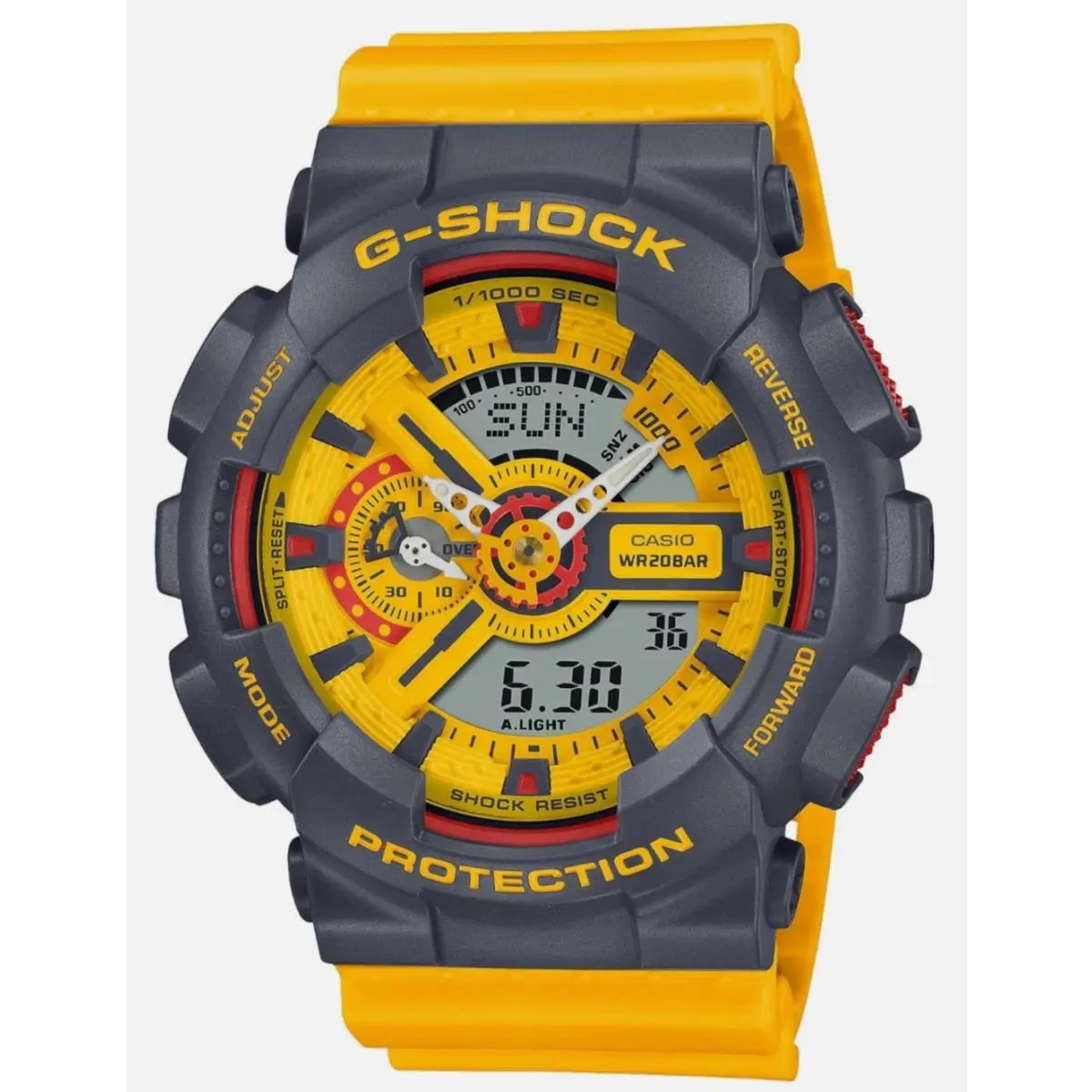G-shock 90s Retro GA110Y-9A Yellow/grey Withtags by Casio