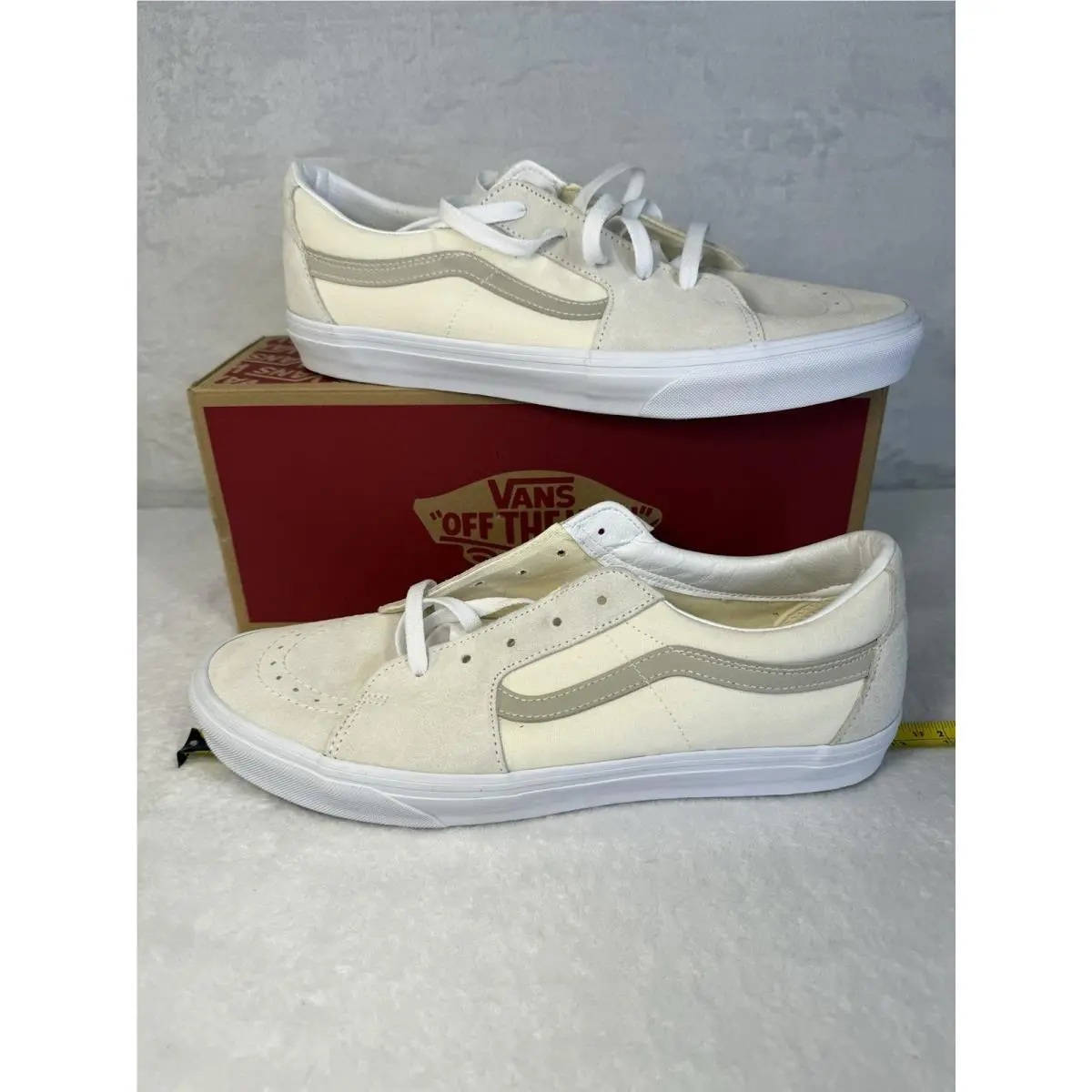 Vans shoes - Sk8-Low - BN000BVXCD3 - Sport Marshmallow (UPC: 197065632946) 12
