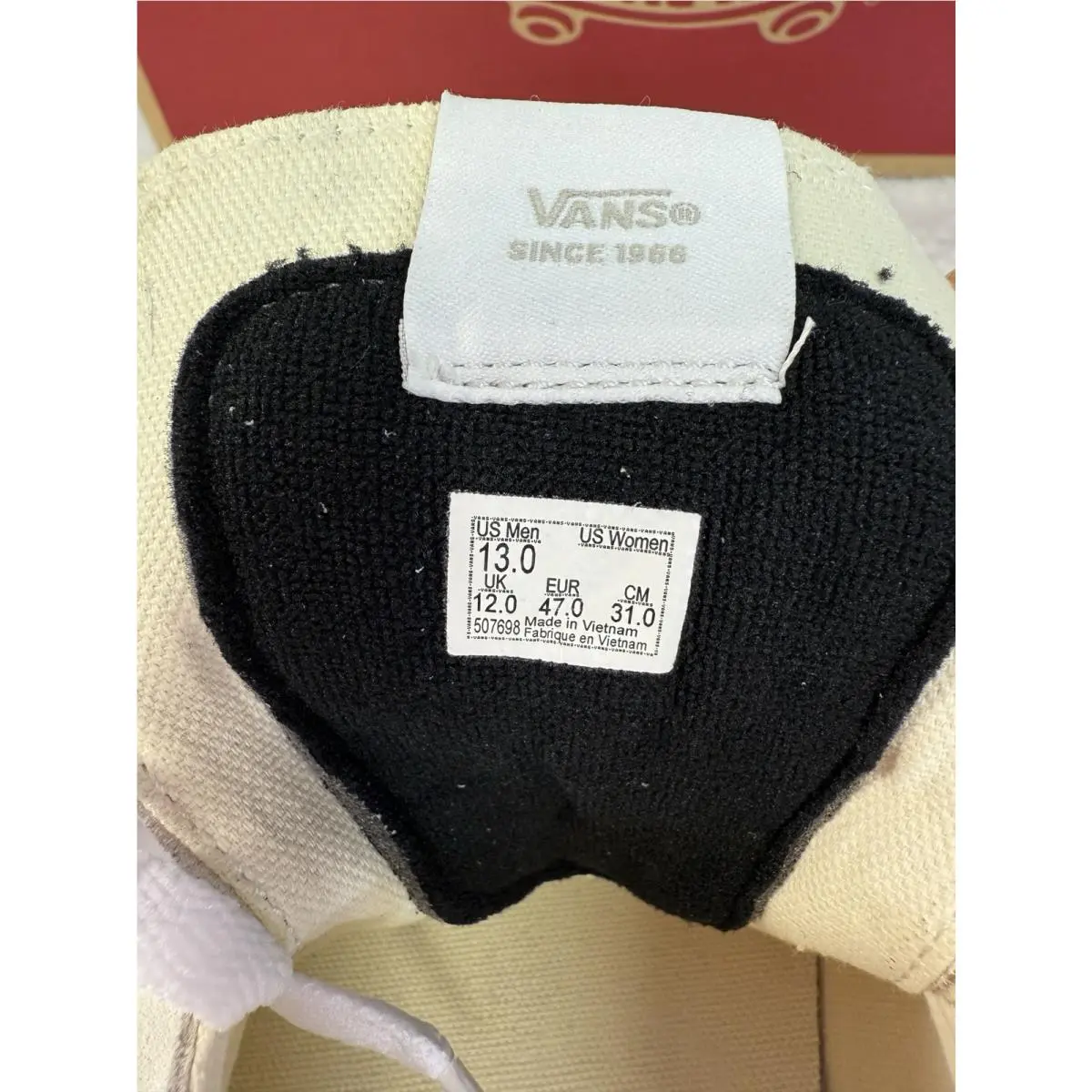 Vans shoes - Sk8-Low - BN000BVXCD3 - Sport Marshmallow (UPC: 197065632946) 5