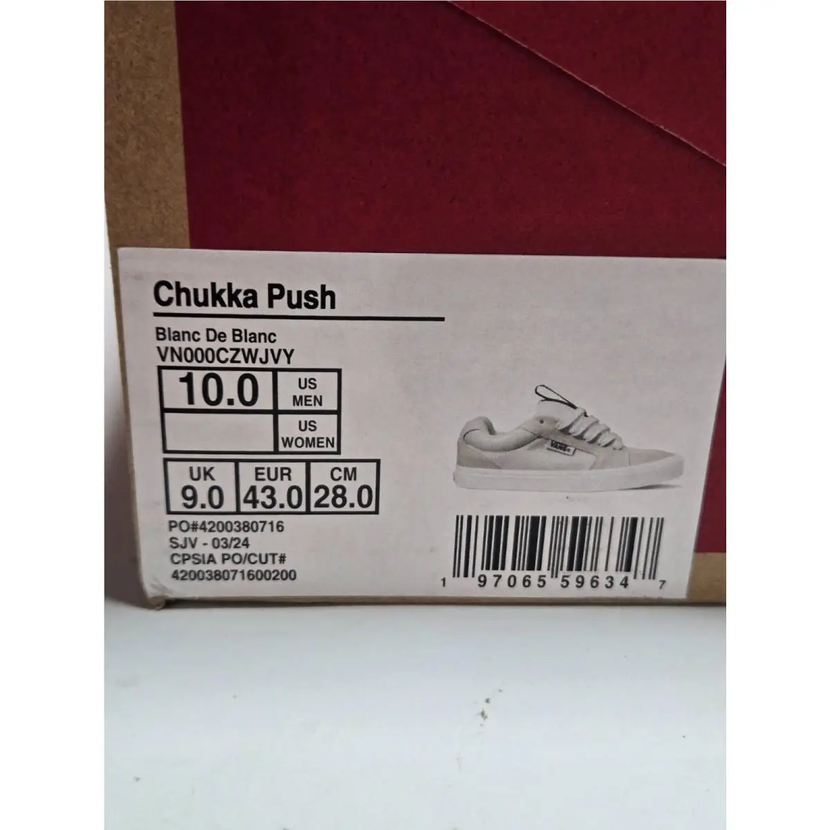 Vans shoes - VANS Skate - Skate - White 6