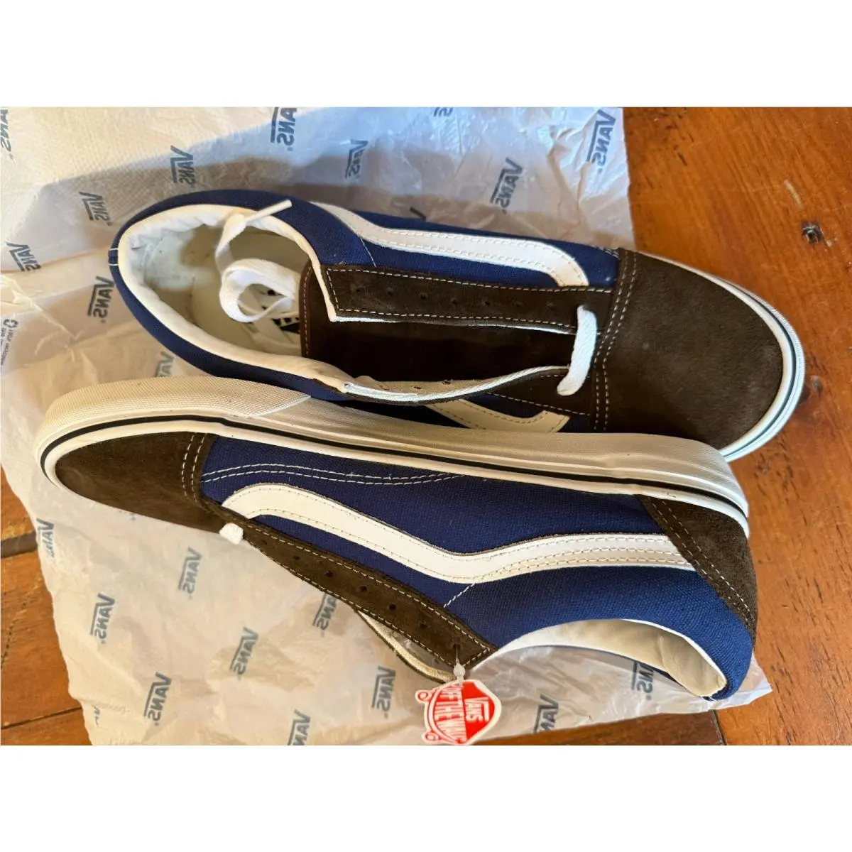 Old Skool Shoes - Vintage Brown/estate 10.5 by Vans