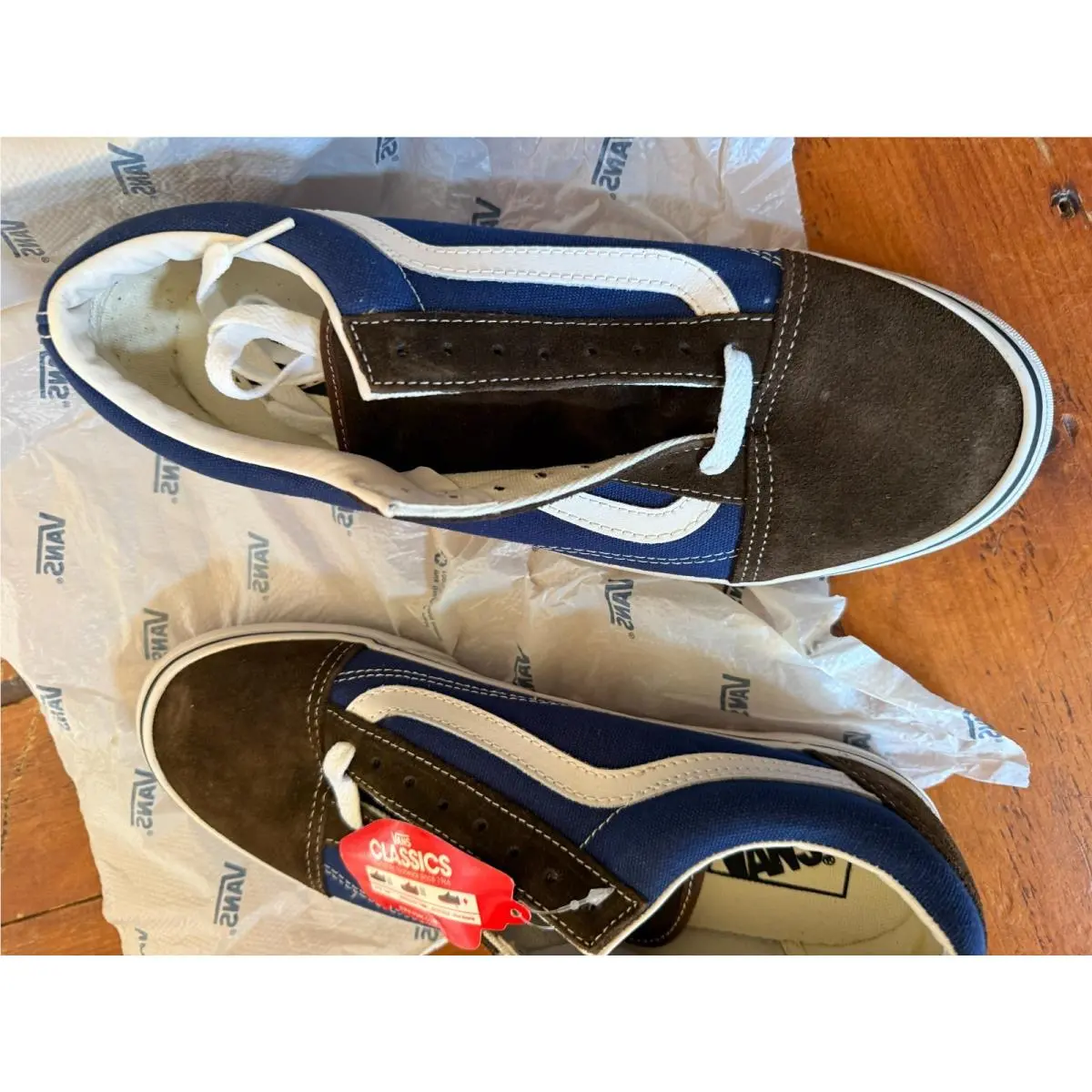 Vans shoes - VANS Old Skool - Old Skool - Brown / Blue 0