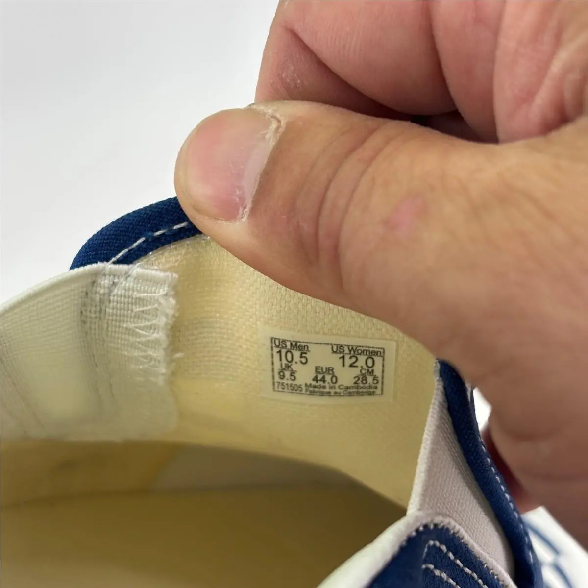 Vans shoes - VANS Classic Slip-On - Classic - Blue 3